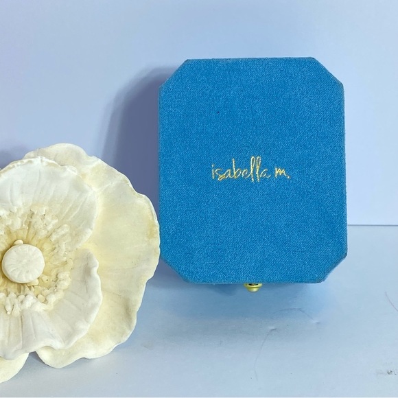 Isabella m lab created sapphire Sterling Silver Necklace - Picture 6 of 7